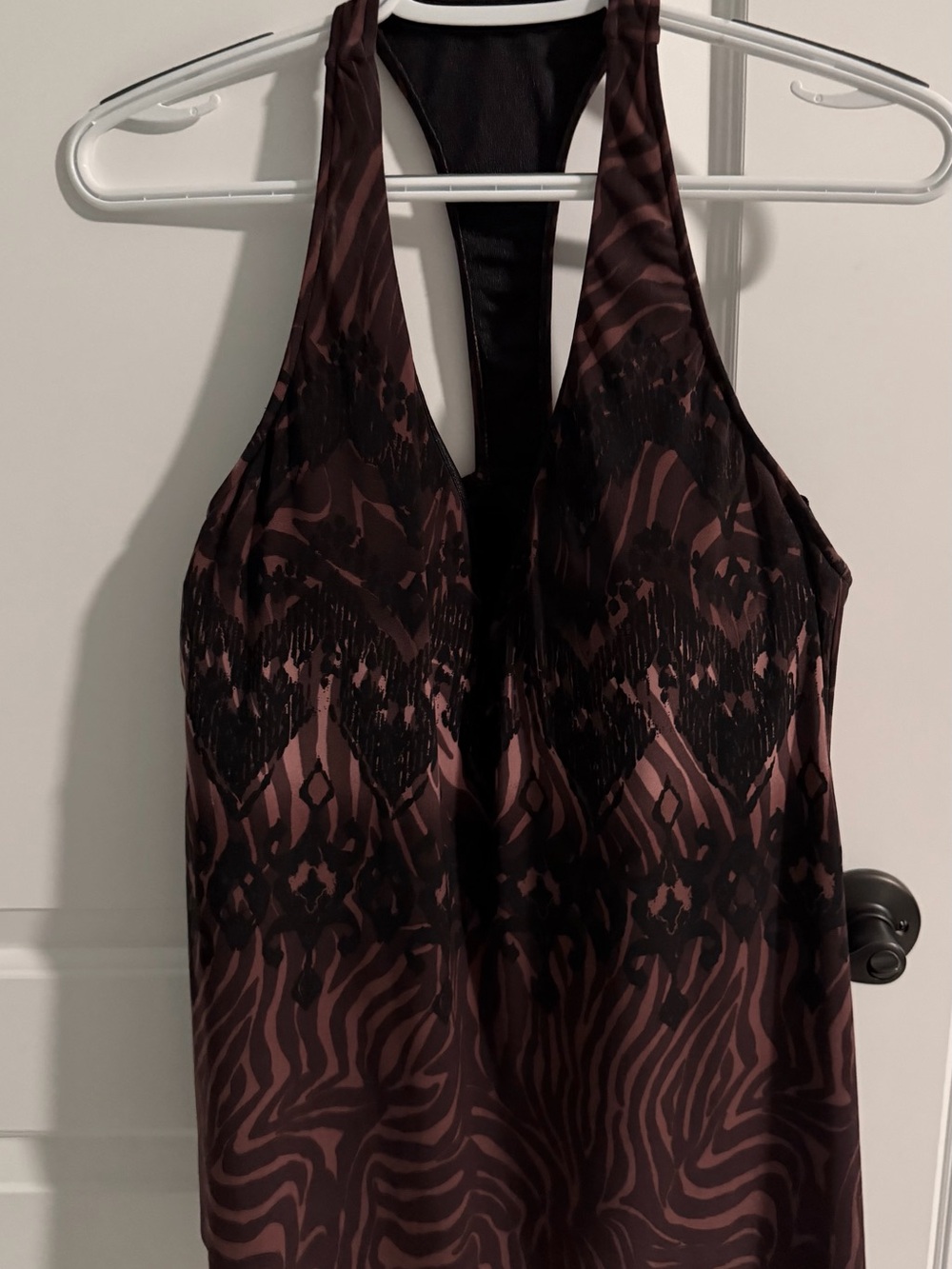 Magicsuit Brown Racerback Tank
